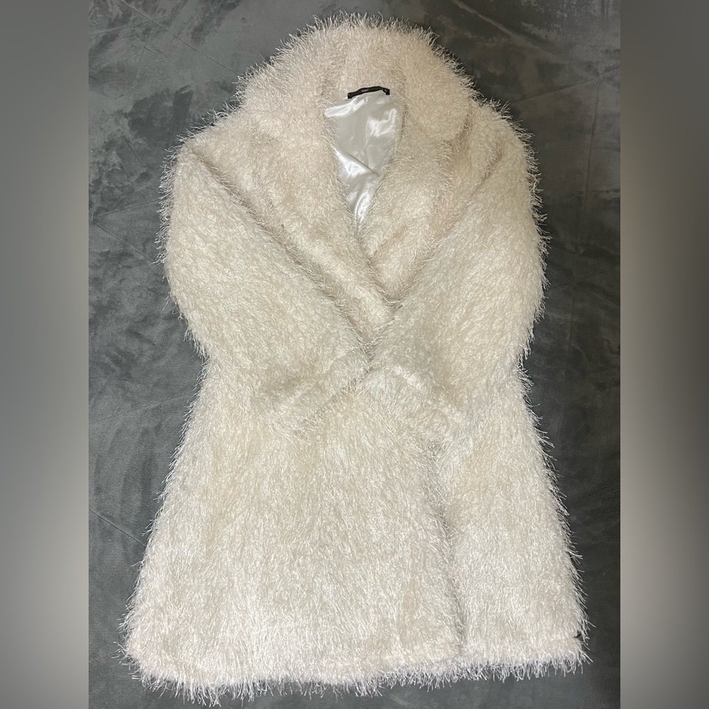 Azel Hazel faux fur coat